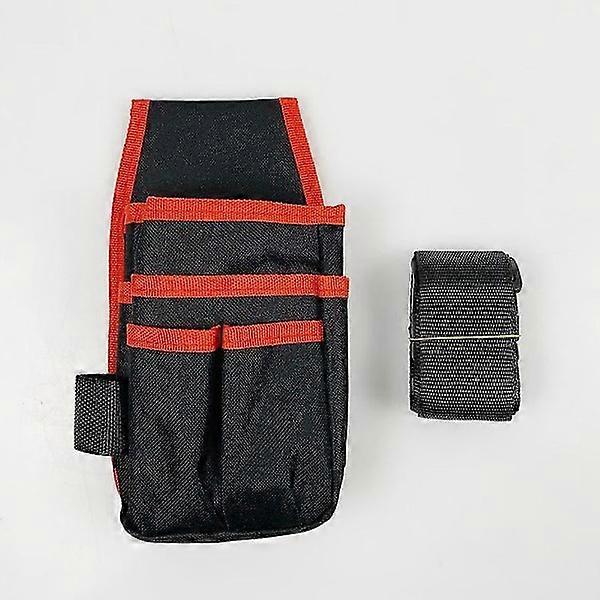 Tool belt, Adjustable Belt Tool Holder, Tool Pouch, Tool Bag with Belt, Carpenter Tool Belt Bag for Home Garden Electrician - Red