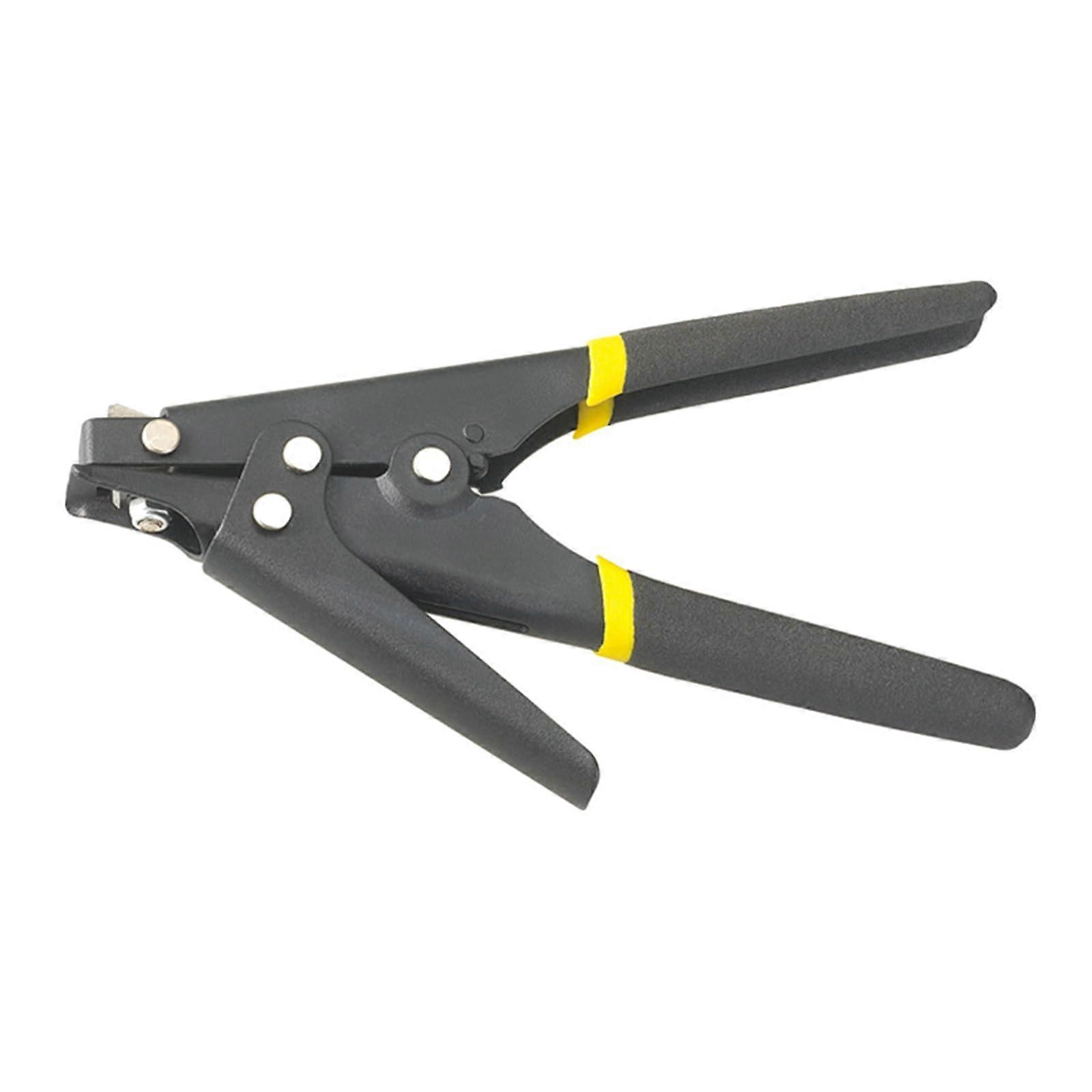 Cable Tie Tool Adjustable Tension For Fastening And Cutting Nylon Cable Ties Black Tensioner And Cutter