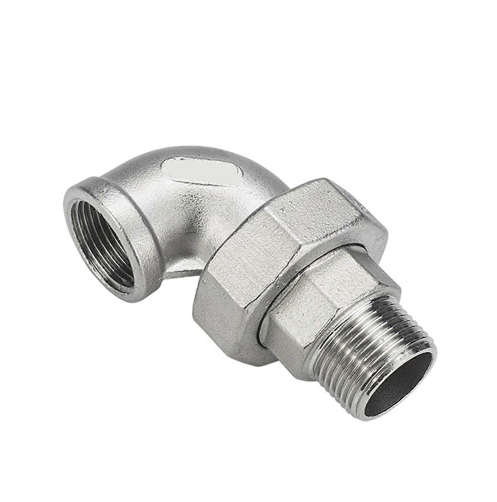 Stainless steel 304 angle fitting, internal and external thread (G1/4)
