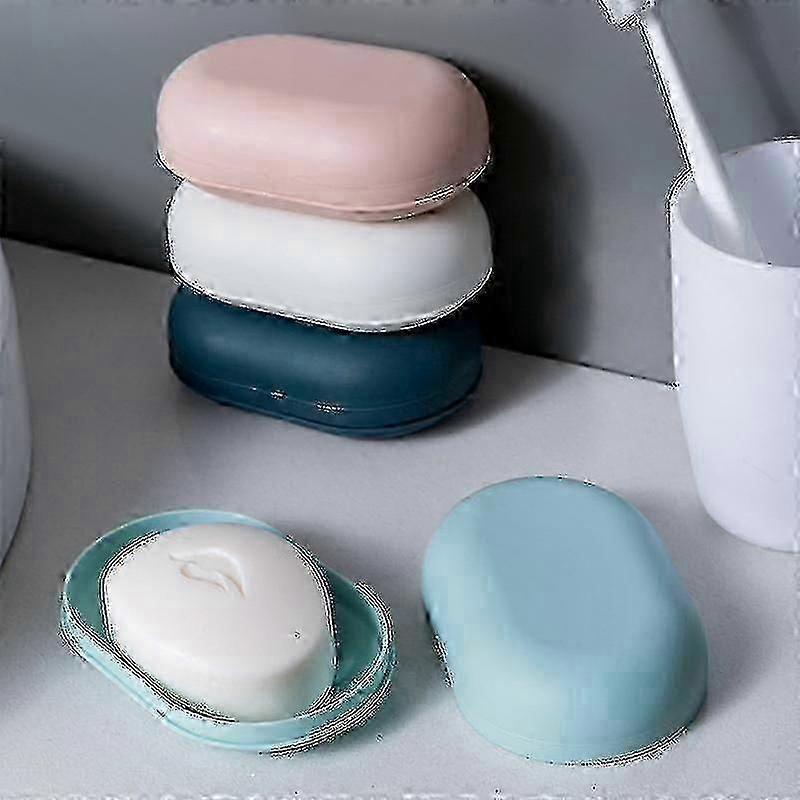 Portable Soap Dish Set - 3 Pack Travel-Friendly Containers for Gifting