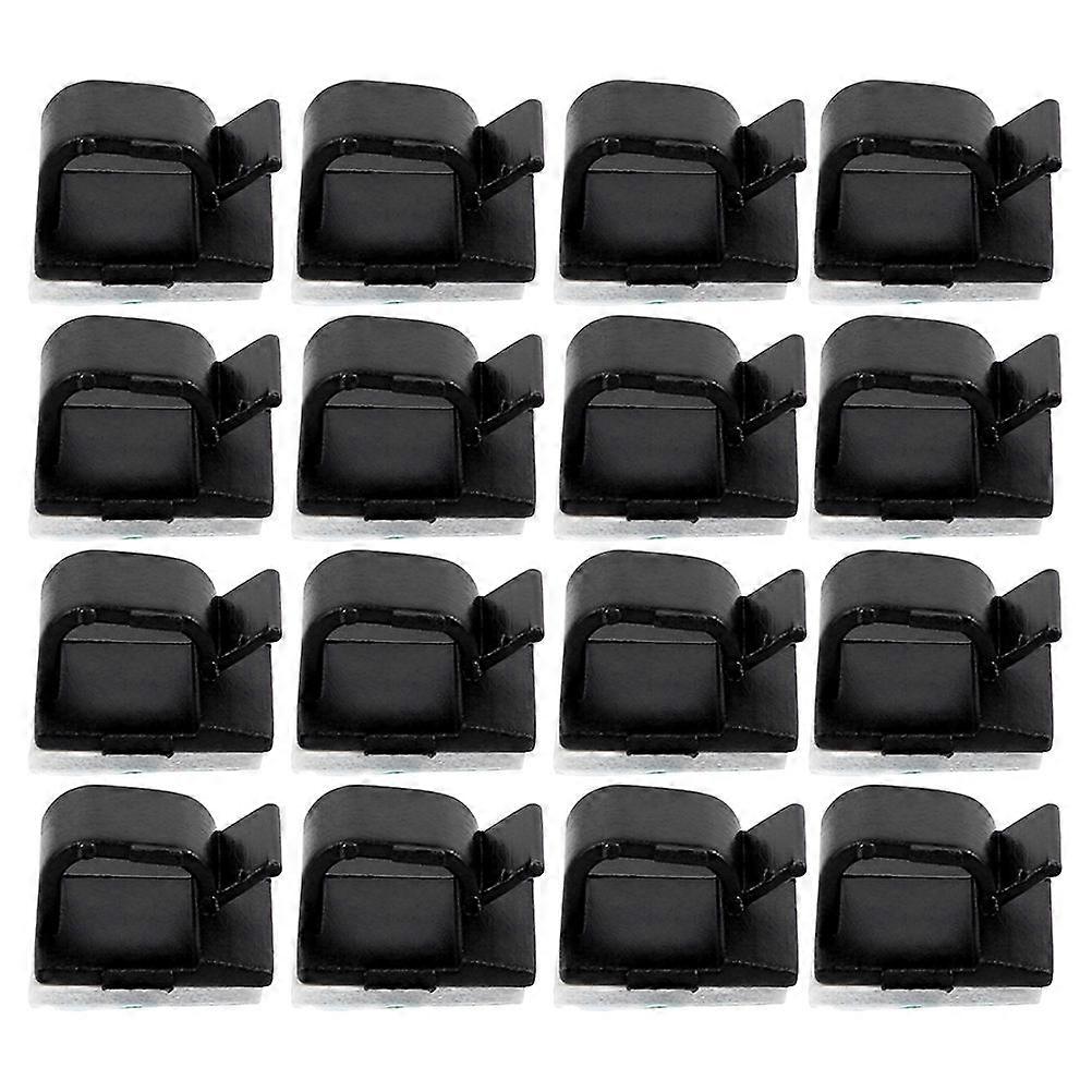 R-Type Clip Cable Clamp Kit Wire Organization Tool Fixed Storage For Cables In White 25Pcs