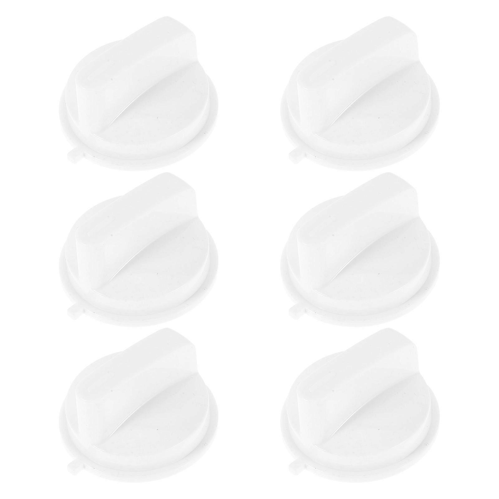 6pcs D Shaped Microwave Oven Timer Control Knobs Replacement for Power & Heating Durable Microwave Parts & Accessories