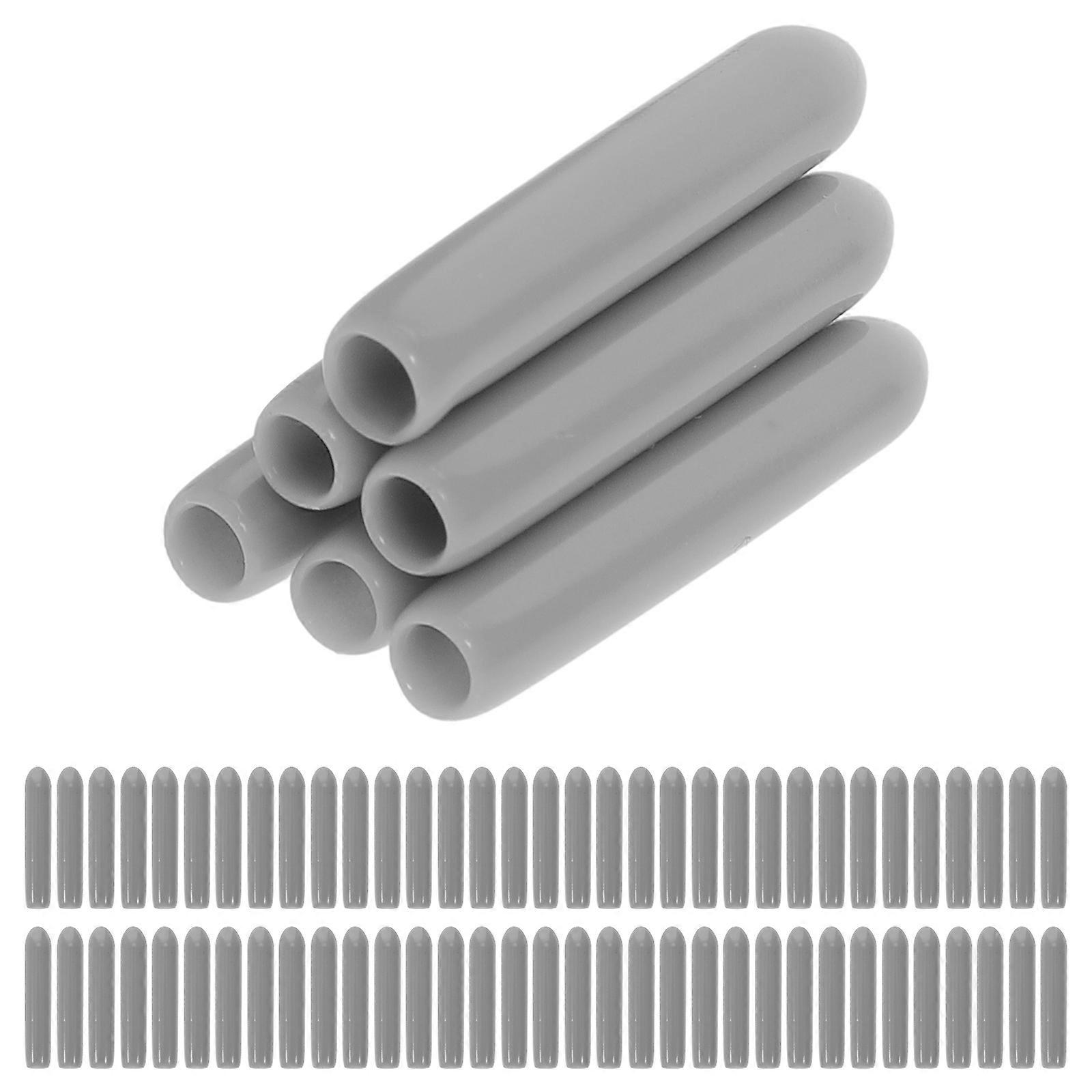 Dishwasher Shelf End Caps 150Pcs Round Protective Cover For Appliance Use Grey PVC Tip Caps For Homeowners