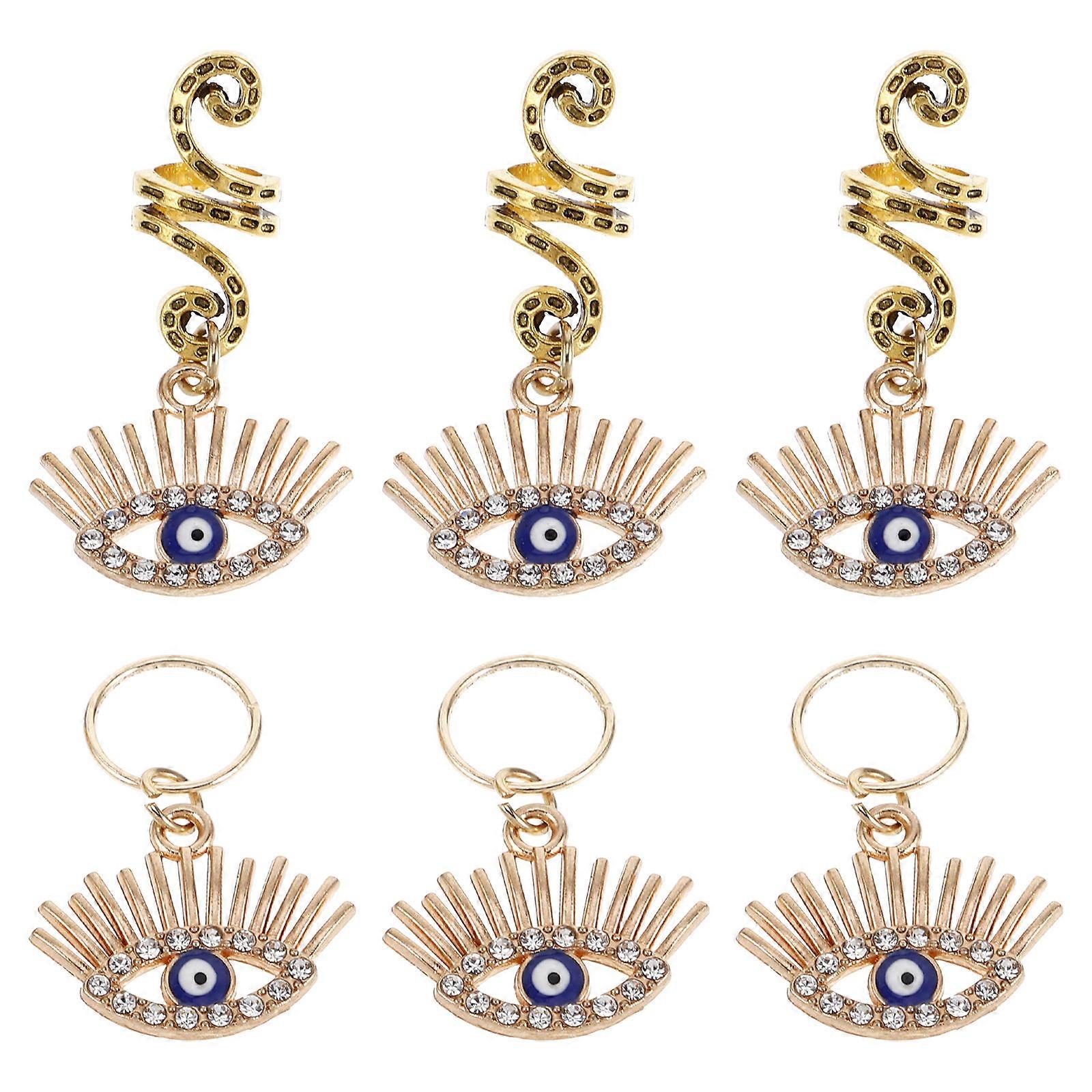 Beaded Eye Drop Earrings Featuring Hypoallergenic and Durable Craftsmanship