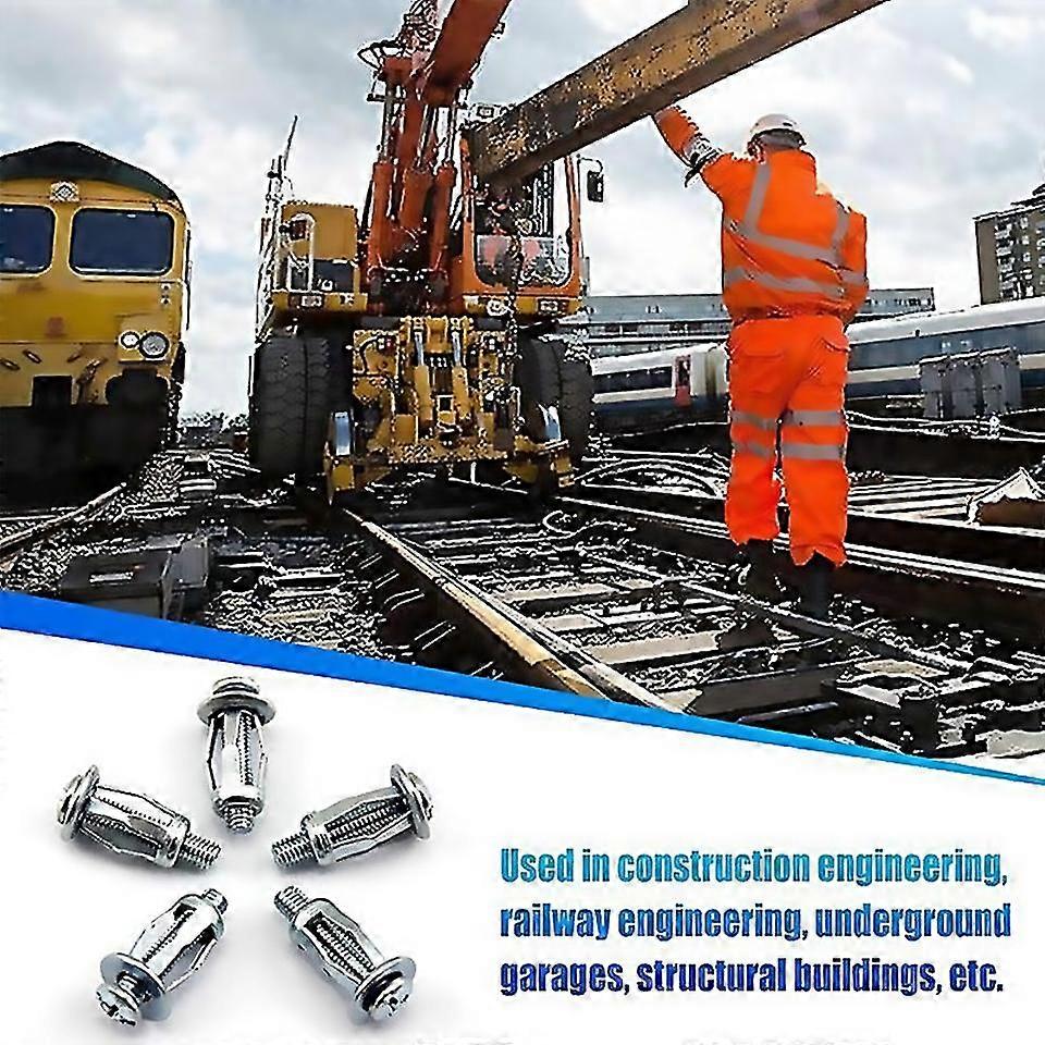 For 80 Pcs Jack Nut Galvanized Steel Petal Nuts