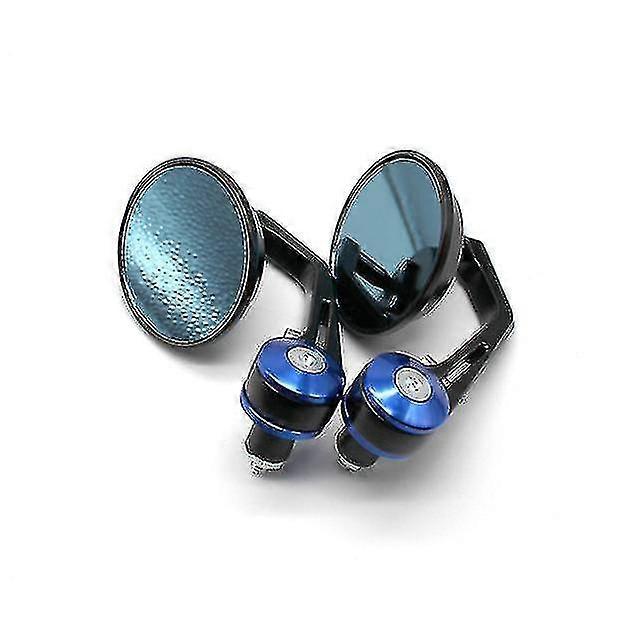 Handlebar rearview mirror, Suitable for multiple Vespa models, CNC aluminum material, Light blue mirror for eye protection