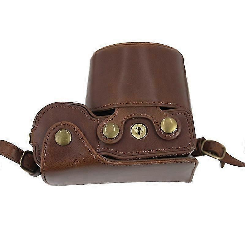 Type B PU Leather Detachable Camera Bag Battery Opening Design Protective Case Cover