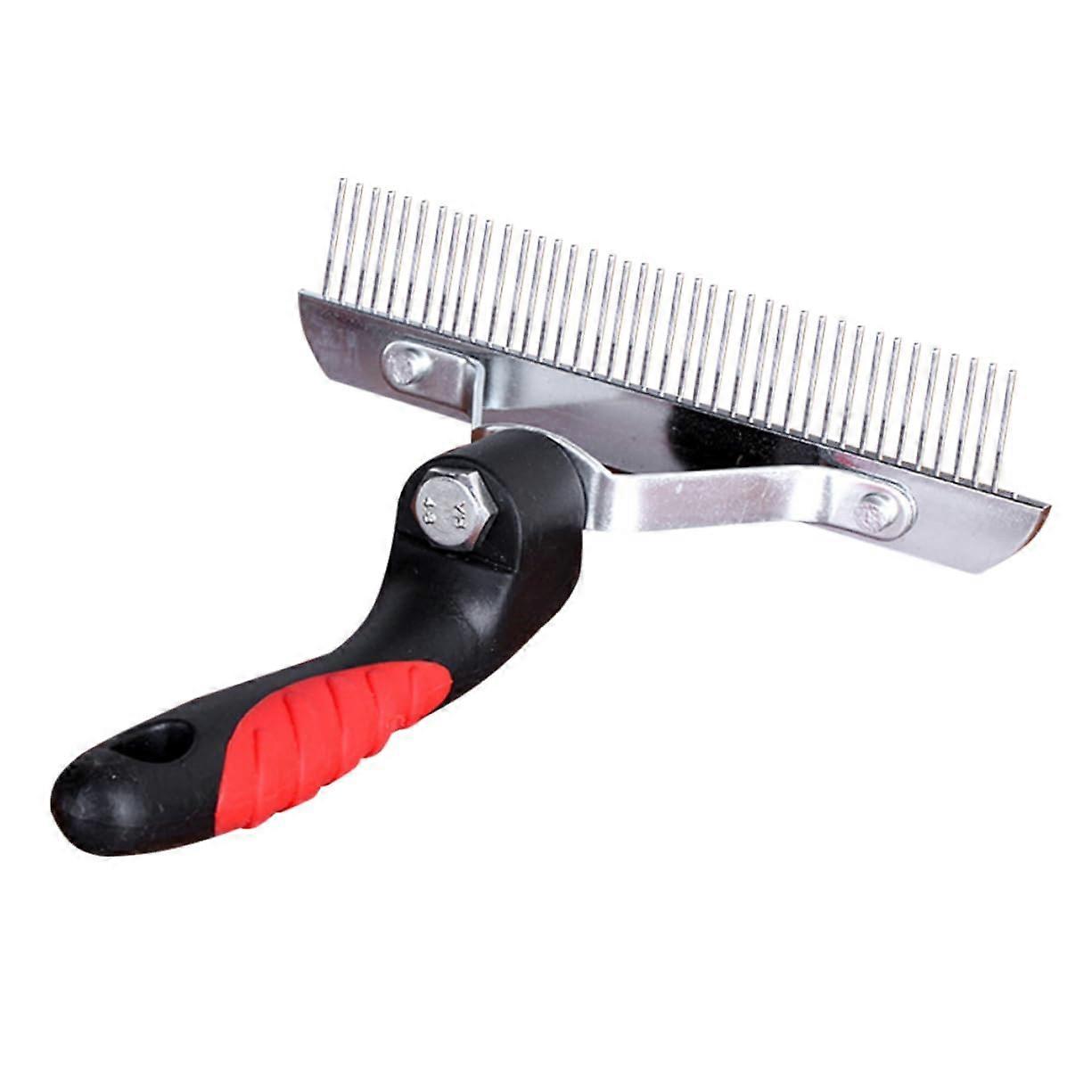 Dog grooming comb, dog grooming comb for pet supplies, handle design with hole for hanging the tail.