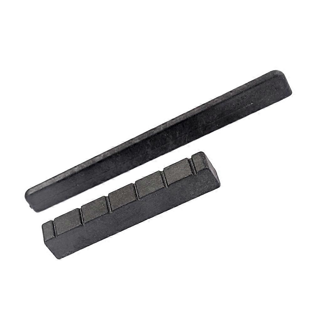 Black Guitar Saddle and Nut Replacement Accessory for Classical Guitar – Enhances Playability and Sound Quality for Optimal Performance
