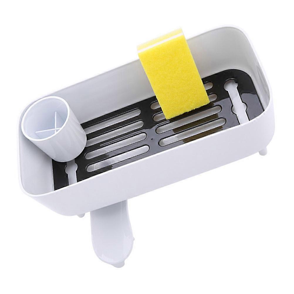 Bowl Storage Rack For Household Users Featuring Vertical Storage And Draining Design In White 1Pack
