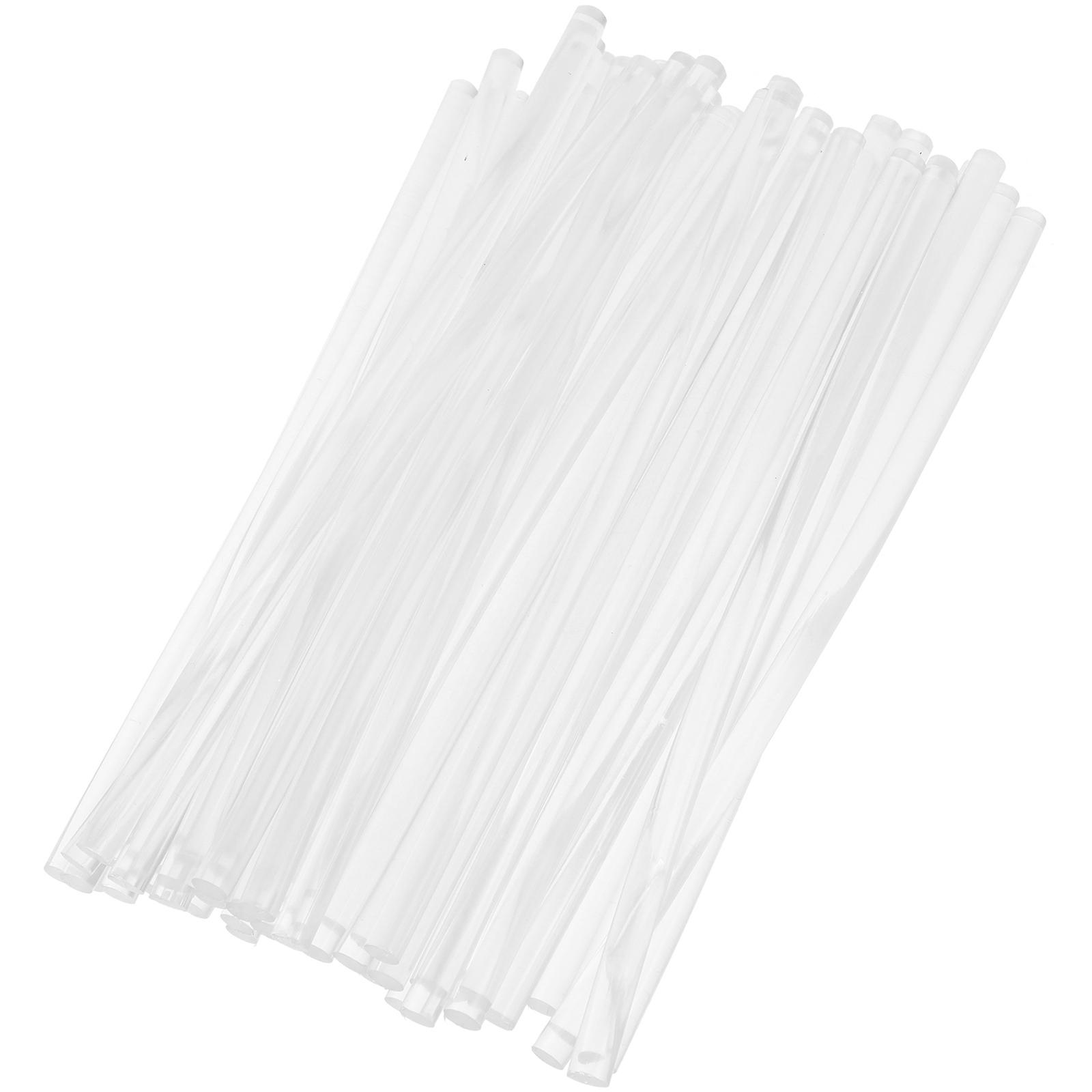 50pcs Transparent Seal Wax Sticks for Envelopes, Invitations, and Greeting Cards – Vintage Fire Wax for Wedding, Party, and Craft Use