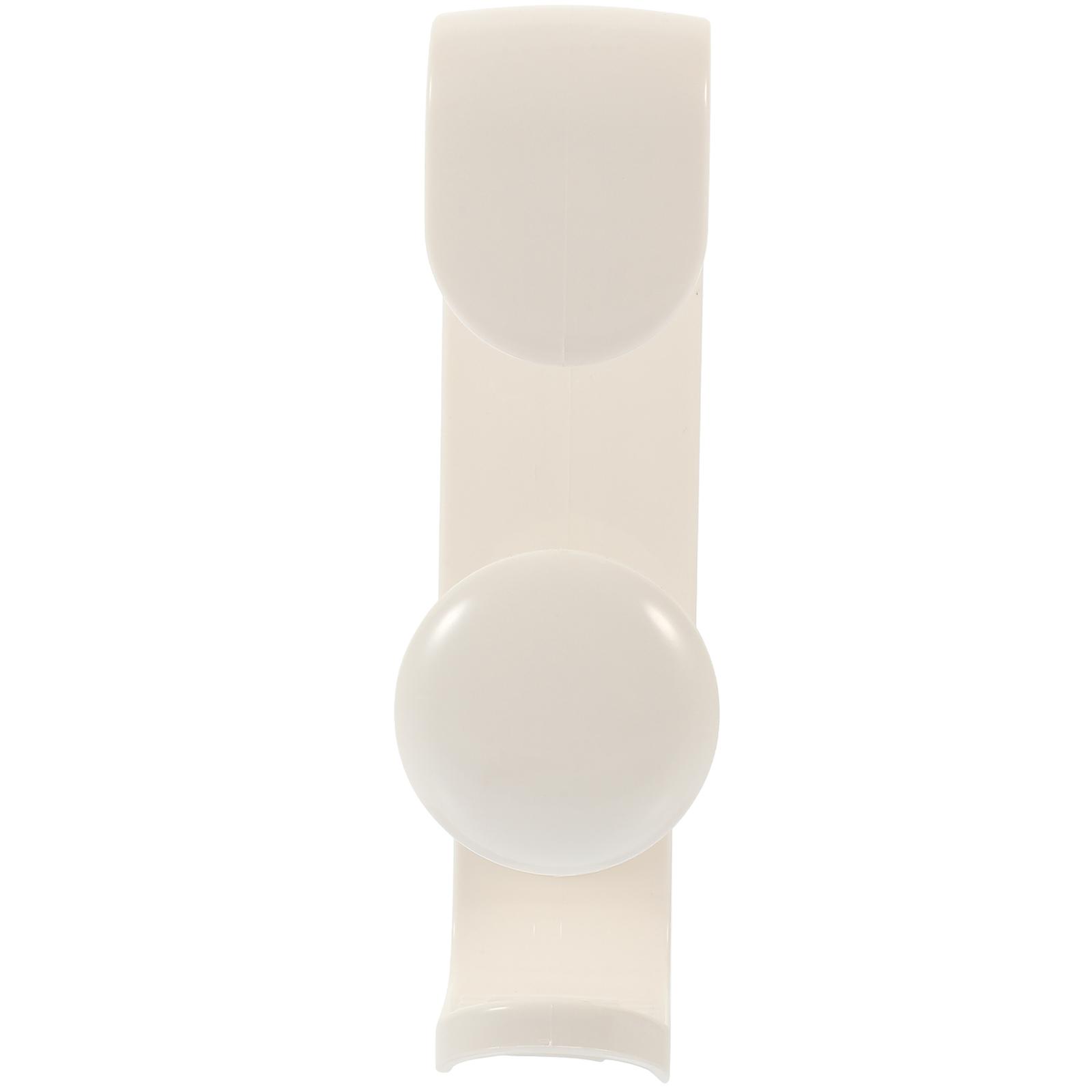 Washbasin Hanging Hook No Punching Needed Bathroom Kitchen Utility White PP Material 11.5X5.3X3CM 1Set
