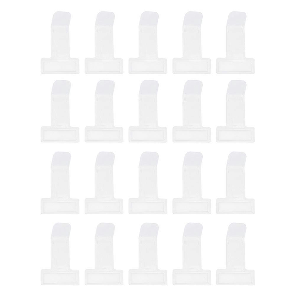 Transparent Plastic Ticket Folder Clips for Car Windscreen Display Notes at Home or Vehicle 20pcs
