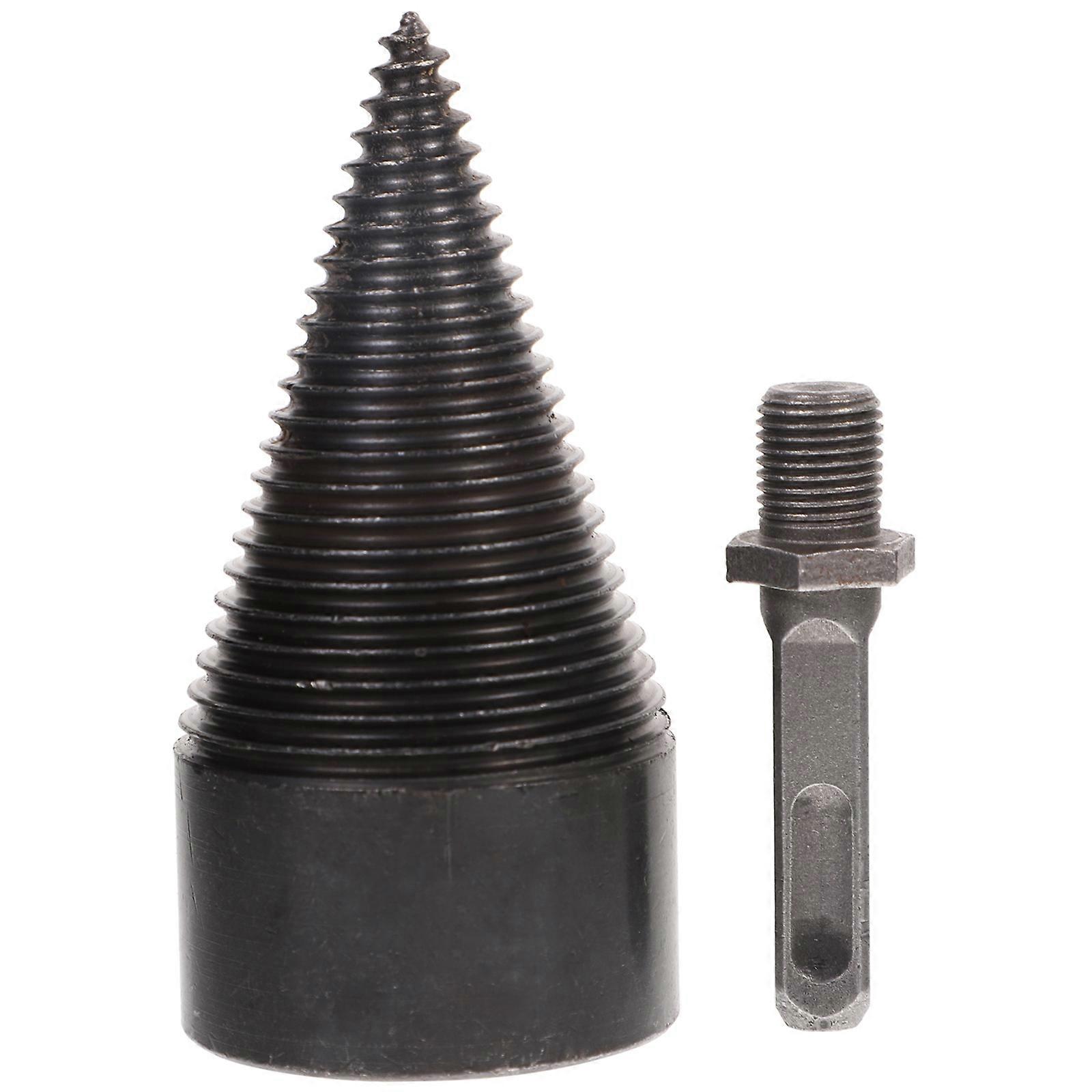 Firewood Drill Bit Set Ideal For Woodworkers Garden Work 30cm Chopping Range Durable Steel 1Pack