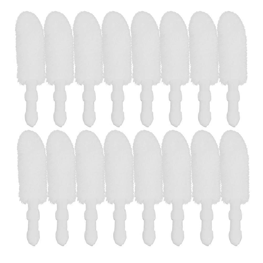 Lip Brush Heads Disposable Replacement for Makeup 500Pcs White Flocking Material
