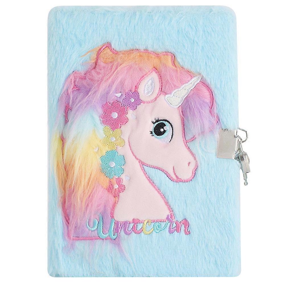 Cute Notebook Cartoon Girl Notepad Journey Notes For Unisex A5 Blue 1Pack