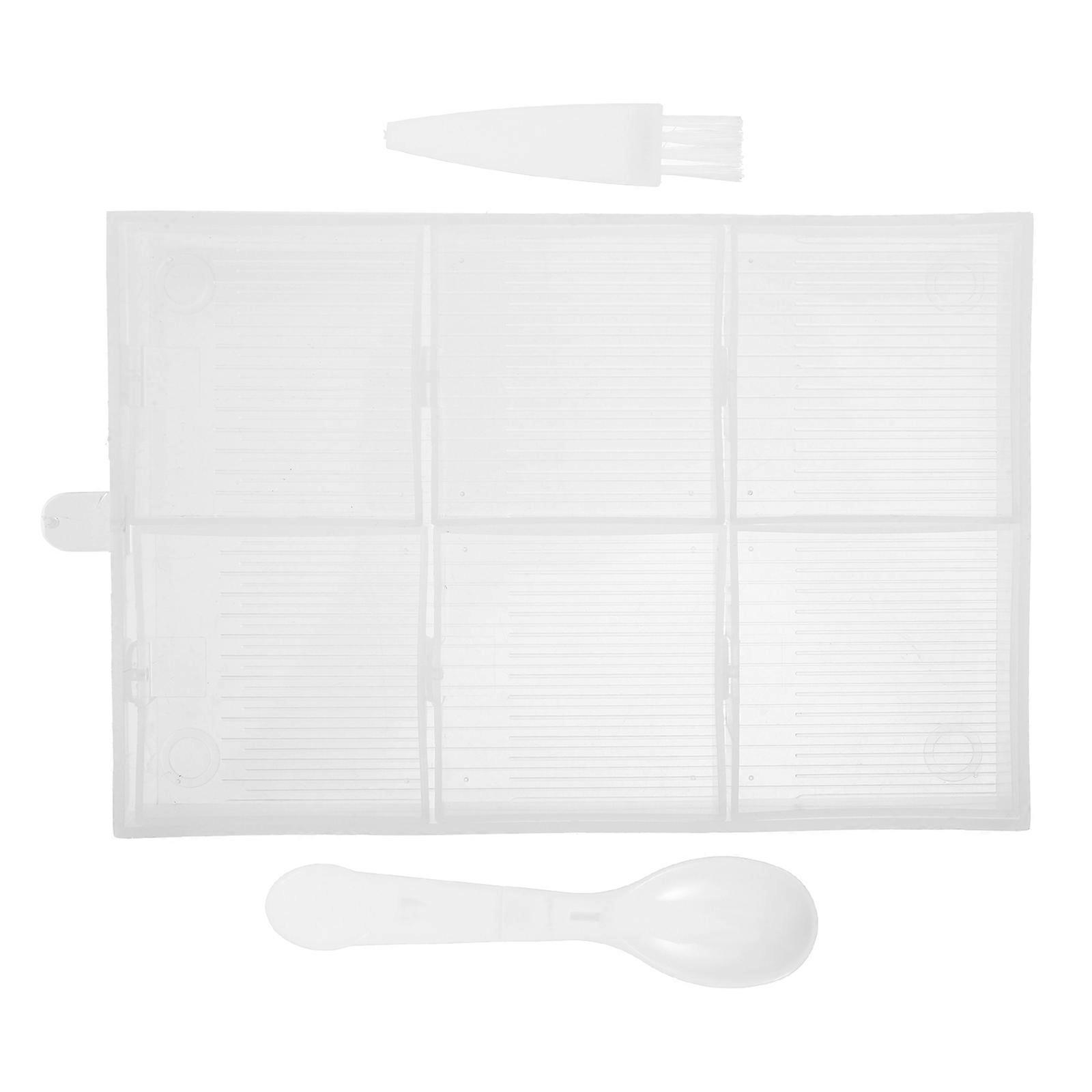 1 Set Diamond Dotting Tray Nail Art Tool Holder with Picture Tools and Drawing Plate