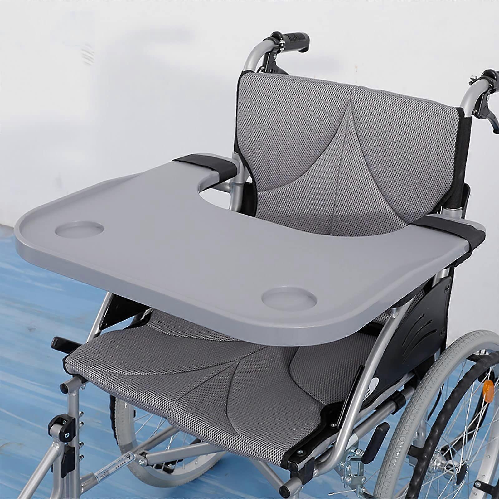 Wheelchair Lap Tray for Elderly, Adjustable Wheelchair Dining Tray, Mobility Aid for Eating and Writing Attachments