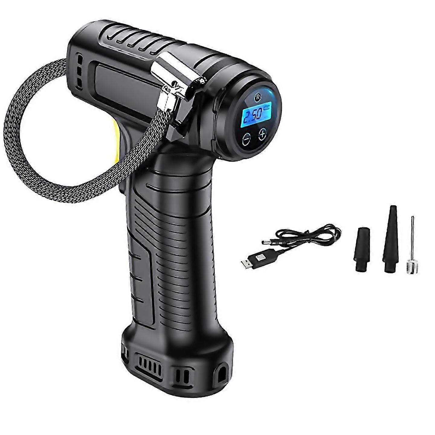 For 120w Handheld Air Compressor Wireless Digital Inflatable