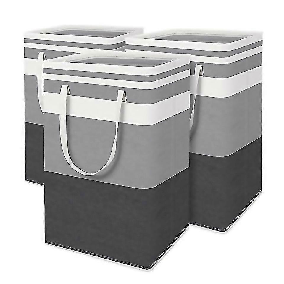 For 75l Waterproof Foldable Laundry Basket Laundry Hamper With Handles