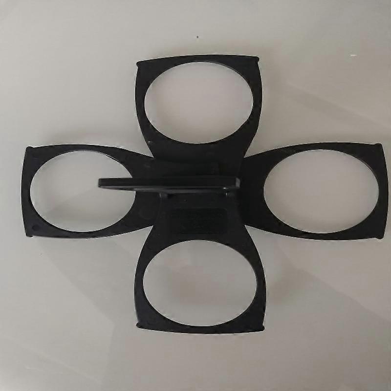 4 Cups Foldable Carousel Holder Coffee Cup Handle Drinking Bottle Bracket Portable Anti Scalding Camping Party Bar Home