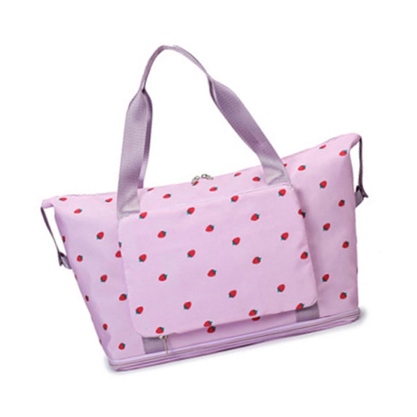 תיק כושר תיק נסיעות עם הפרדה רטובה ויבשה תיק כושר תיק סופי שבוע תיק מזוודות תיק ספורט לטיול סגול