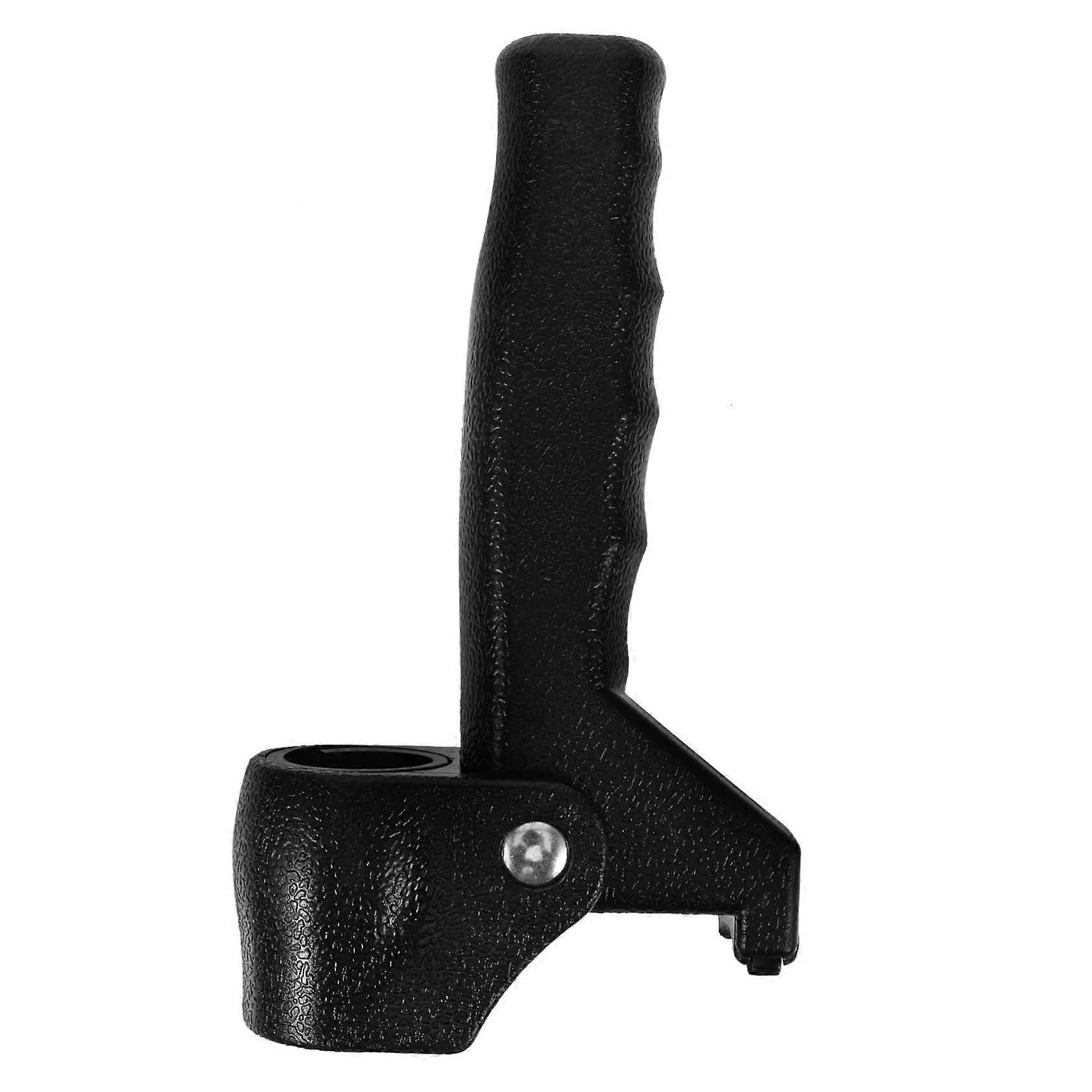 Walking Stick Quad 4-Leg For Men And Women, Portable Walker With Hand Strap, Black Plastic