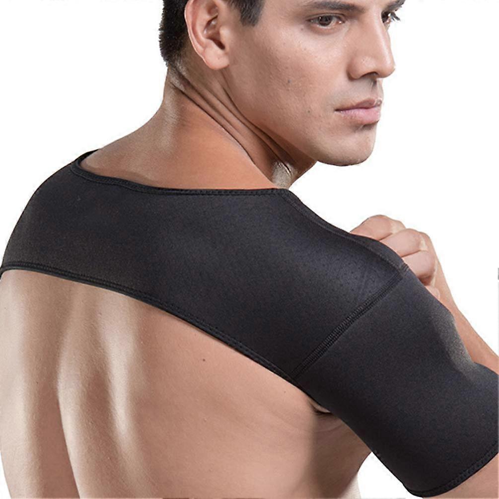 SBR Double Shoulder Support for Women Men Rotator Cuff Adjustable Shoulder Support for Shoulder Pain Relief Joint Subluxation (Size S)