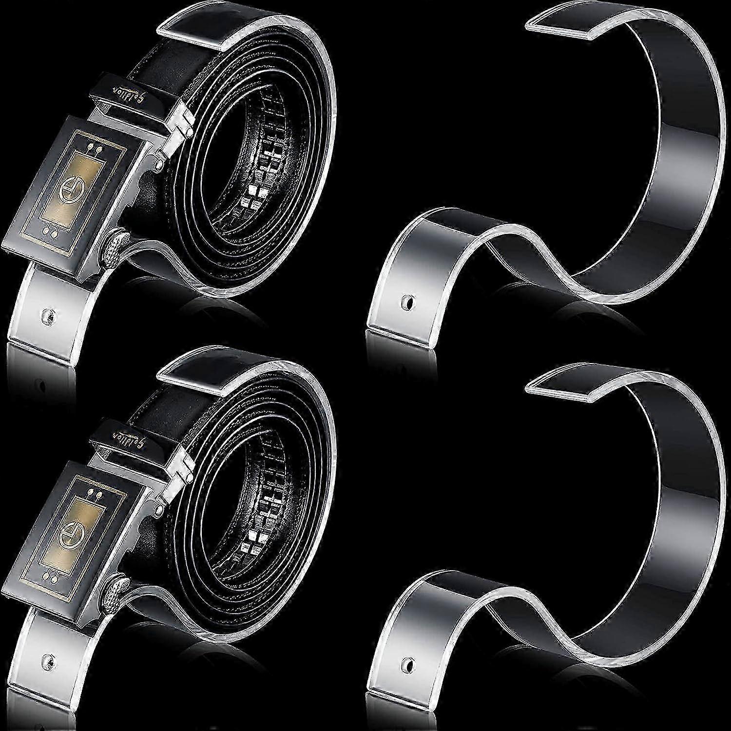 10 stuks acryl riem display staat acryl riem houder duidelijke riem organisator voor mannen en vrouwen riem, winkel display of thuisgebruik