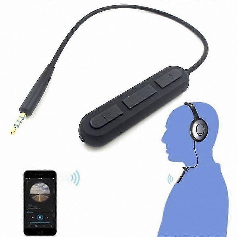 Bluetooth Cable Compatible with QC25, OE2, QC35, AKG, Y50, Y40 Headphones ZS0012 Adapter for Wireless Listening and Enhanced Connectivity