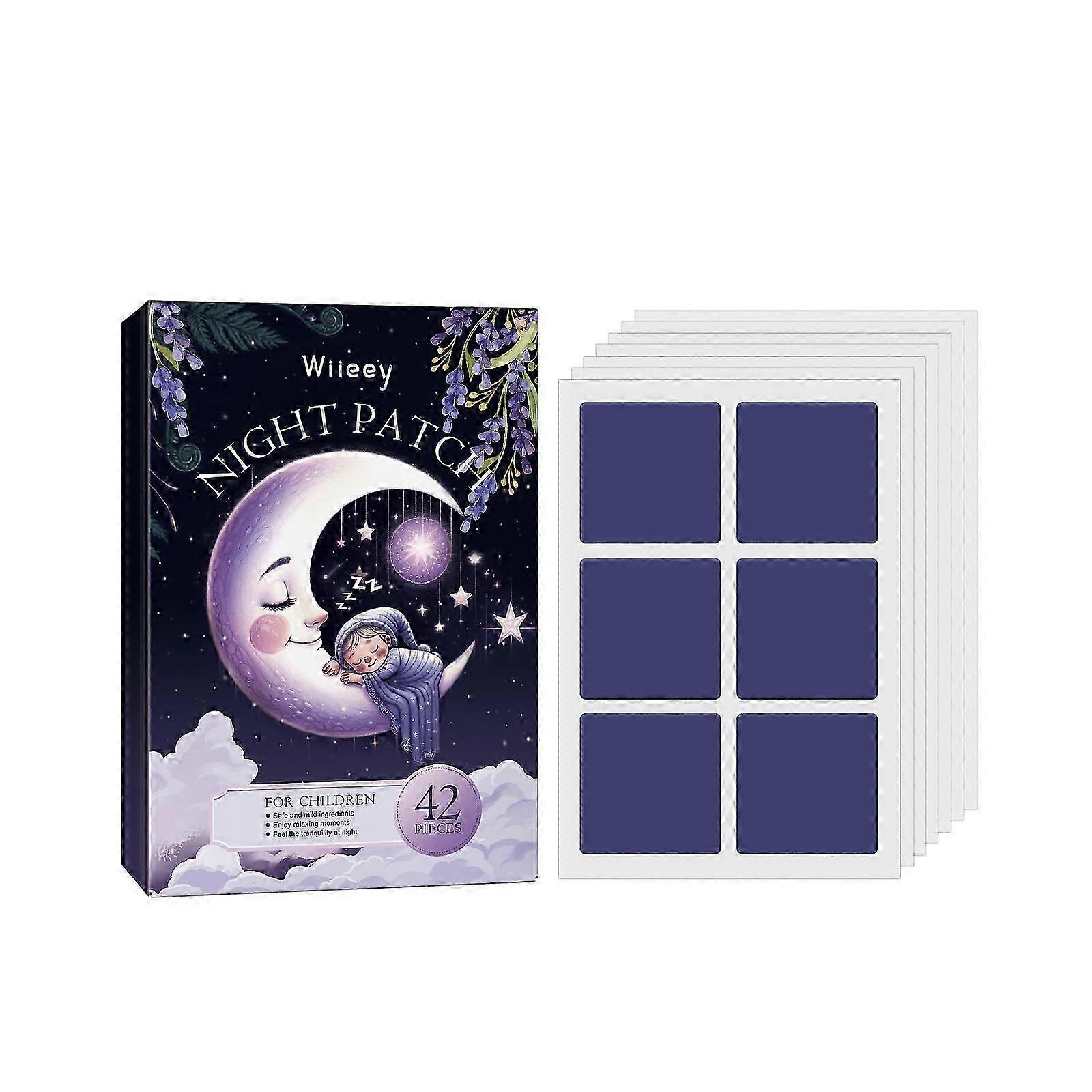 Wiieey Children's Sleep Patch to Help Children Fall Asleep Gently and Quickly at Night, Improve Sleep Quality, and Calm the Mind