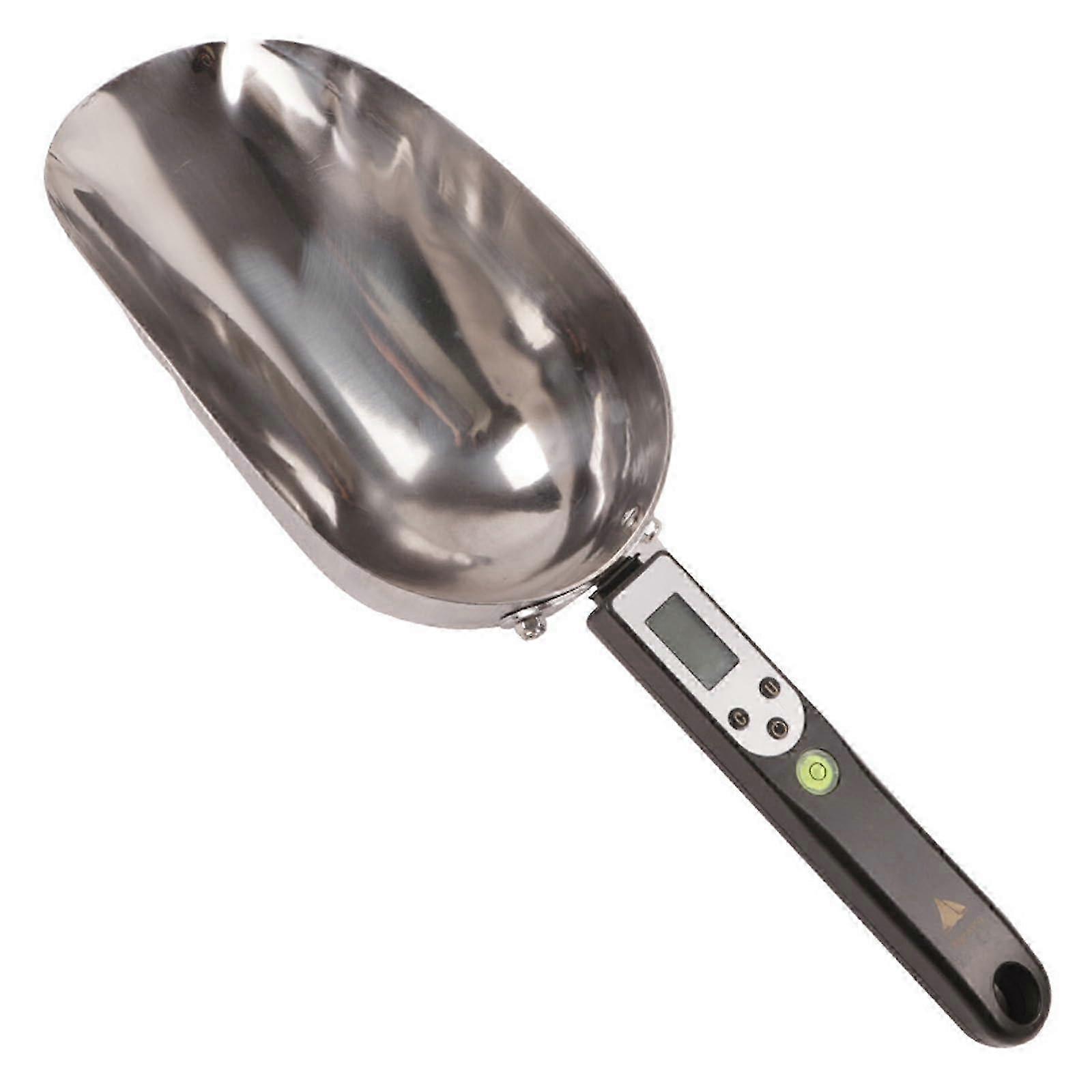 Stainless Steel Electronic Spoon Scale for Poultry Feed Weighing up to 5kg with Clear LED Display