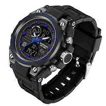 SANDA739 Montre Plaque Chao Montre Mâle Étudiant Mode Tendance Multi Fonctionnel Compteur Numérique