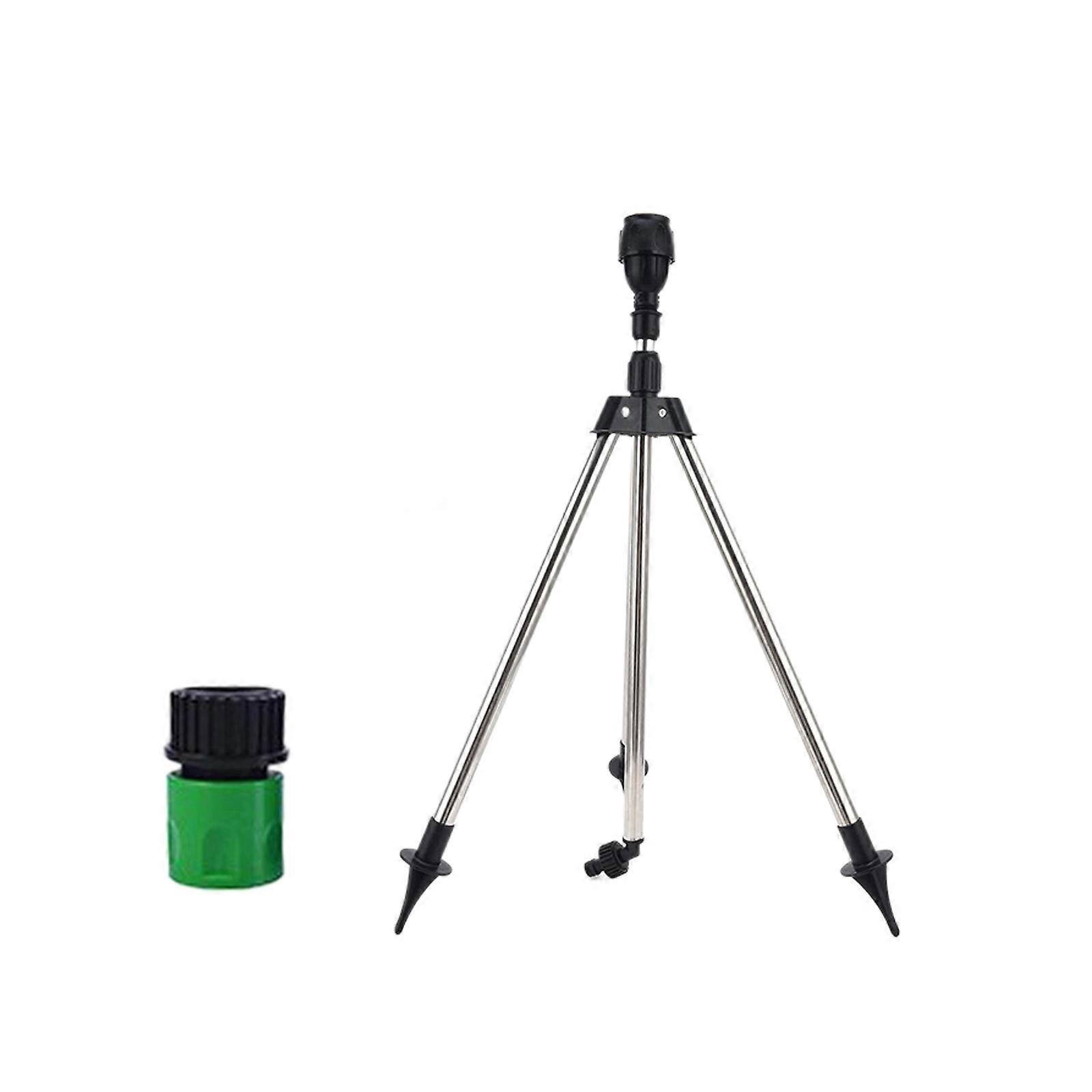 Multiple Connector Tripod Sprinkler System 90 180 360 Degree Adjustable Sprayed Coverage Fit for Large Yard Garden Bed Multicolor