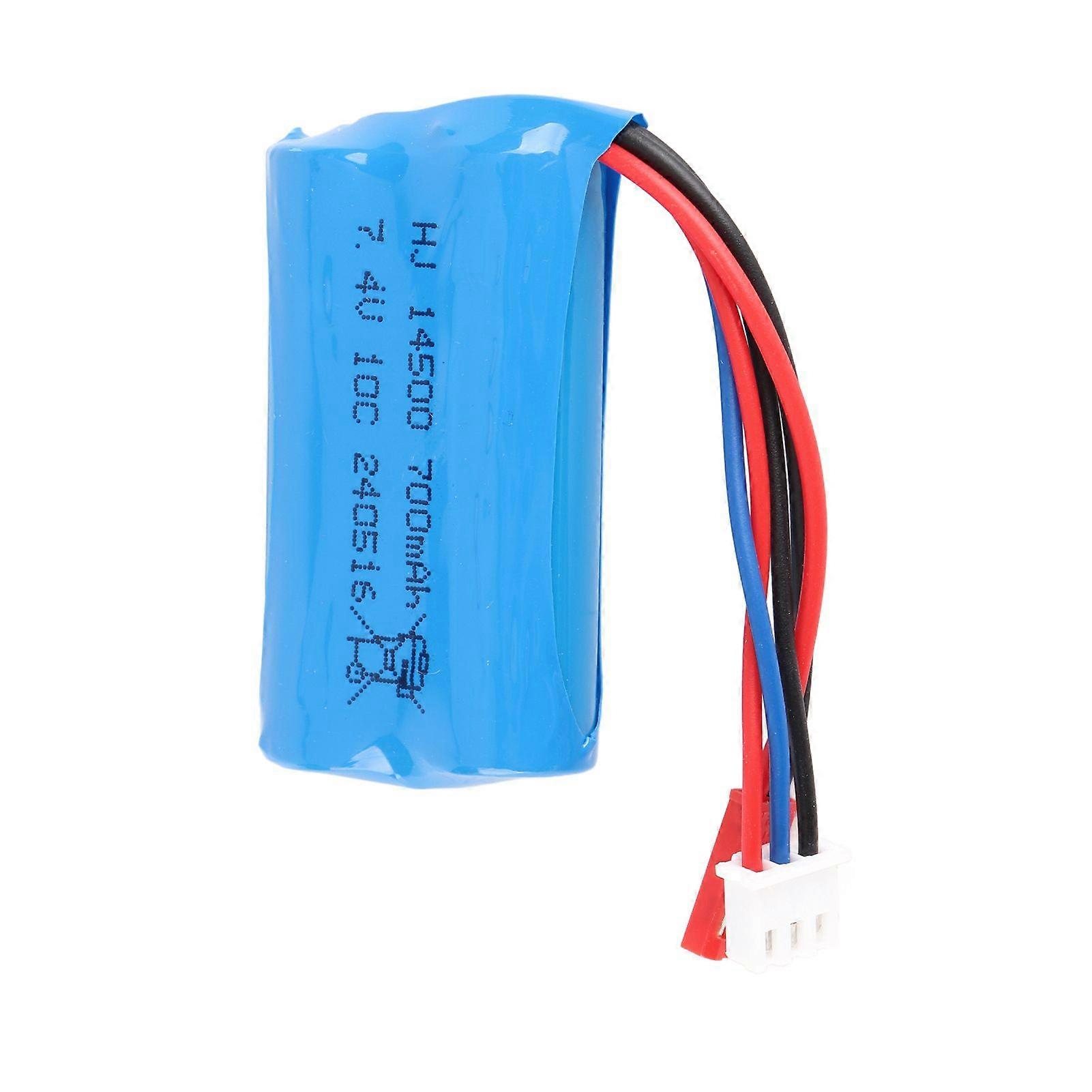 7.4V 700mAh Lipo Battery Pack with JST Plug RC Battery for AXIAL SCX24 1/24 RC Car Upgrade Parts
