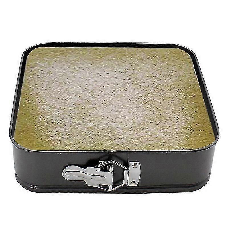 3pcs cake pan square heart round with buckle non stick