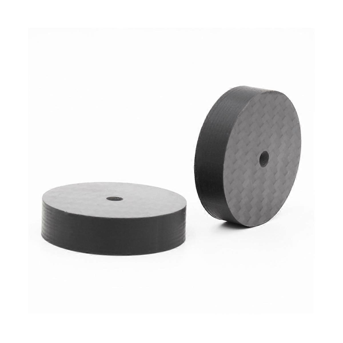 Carbon Fiber Speaker Isolation 40x10mm Spikes Base Pad Speaker Stand Feet HiFi AMP Speaker Pad