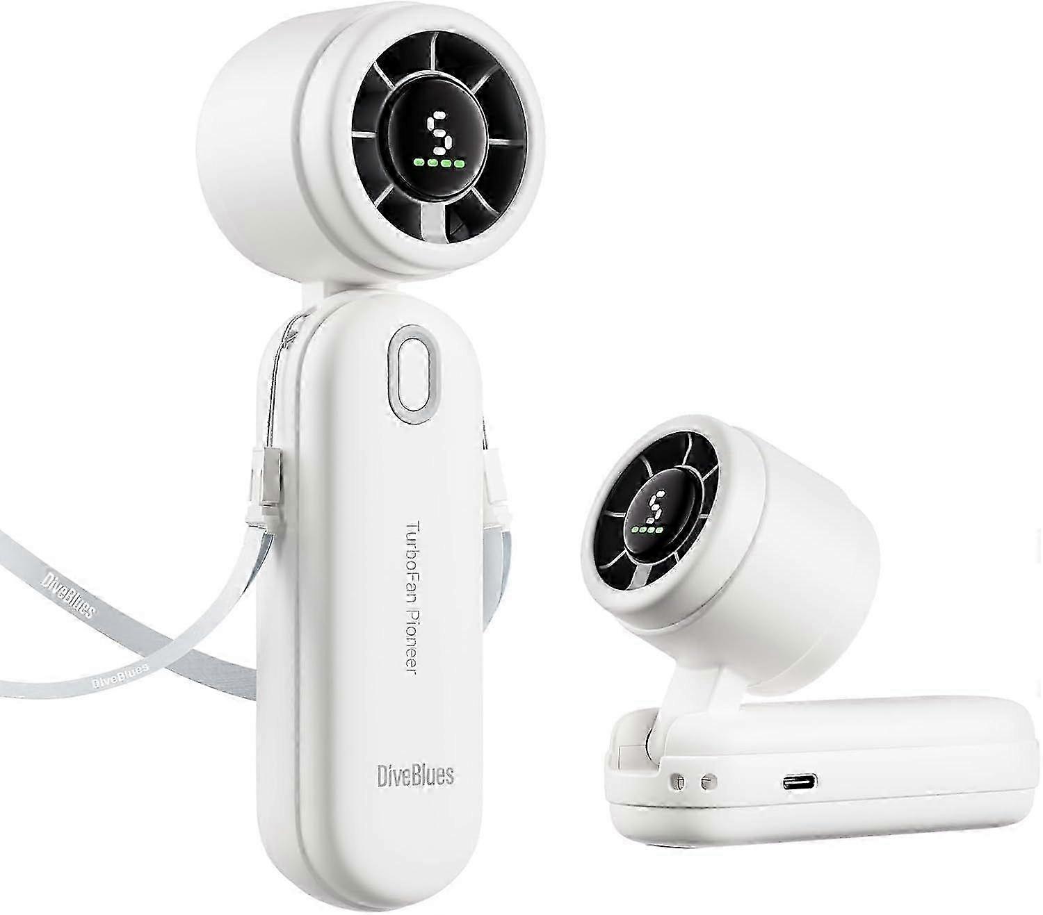 2025 Latest Model iTurbo Portable Handheld Turbo Fan, Mini Foldable Portable