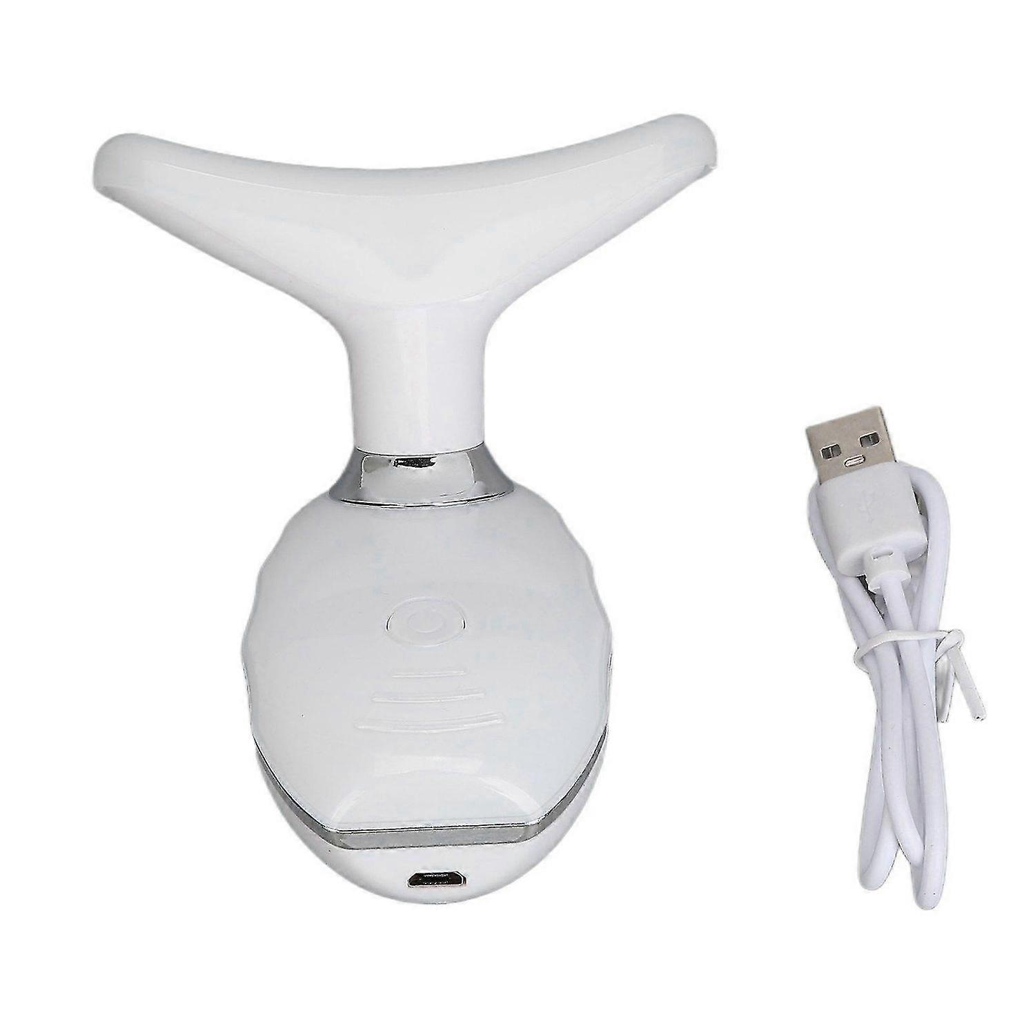 2025 Latest Model Face Neck Lifting Massager Colorful Lights Microcurrent Vibr...