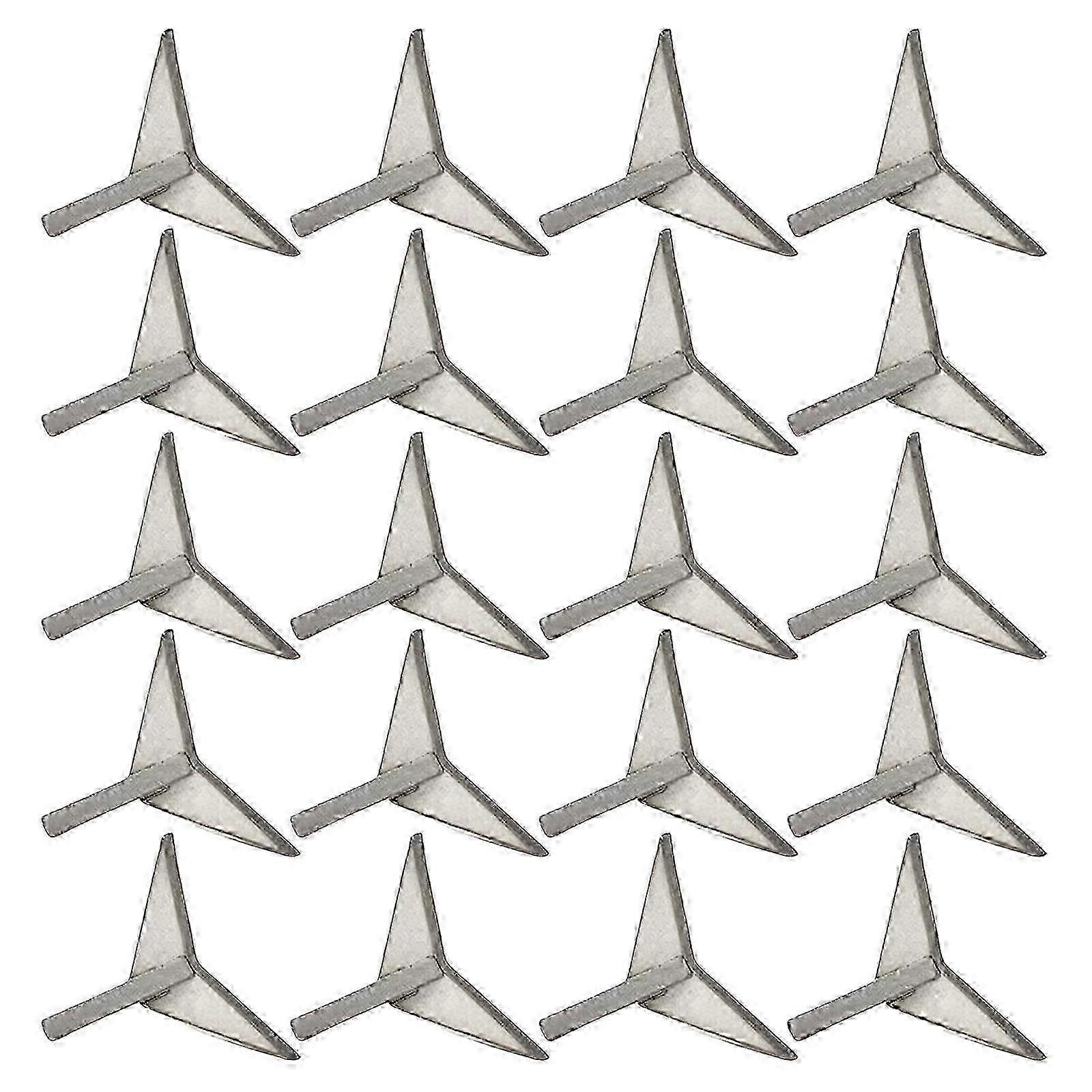 20Pcs Automotive Tire Puncture Spikes Portable Triangle Nail Ground Spikes Vehicle Car Tyre Puncture Nail Tire Spikes