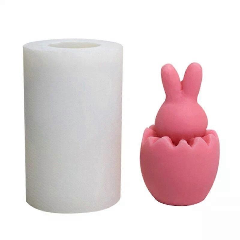 3D Rabbit Silicone Mold, Easter Gypsum DIY Decor Making Tool