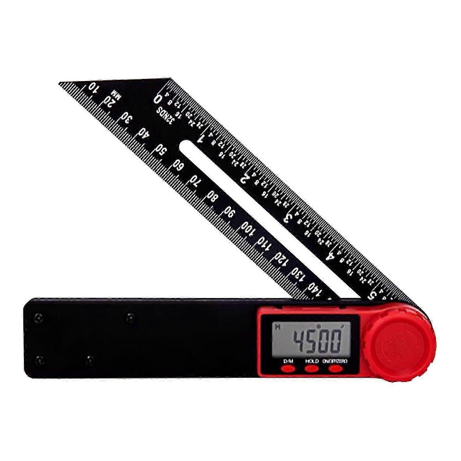 Digital Finder Angle Protractor Durable Lcd Display Woodworking 0-360 Degree