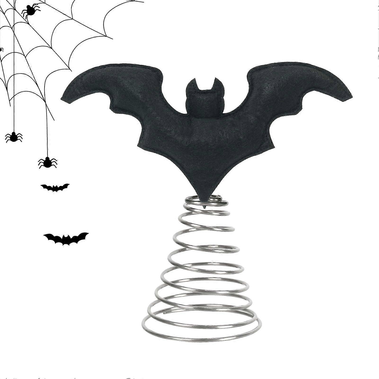 Halloween Tree Topper Bat Ornament For Fireplace Mantel Window Front Door Porch Holiday Display