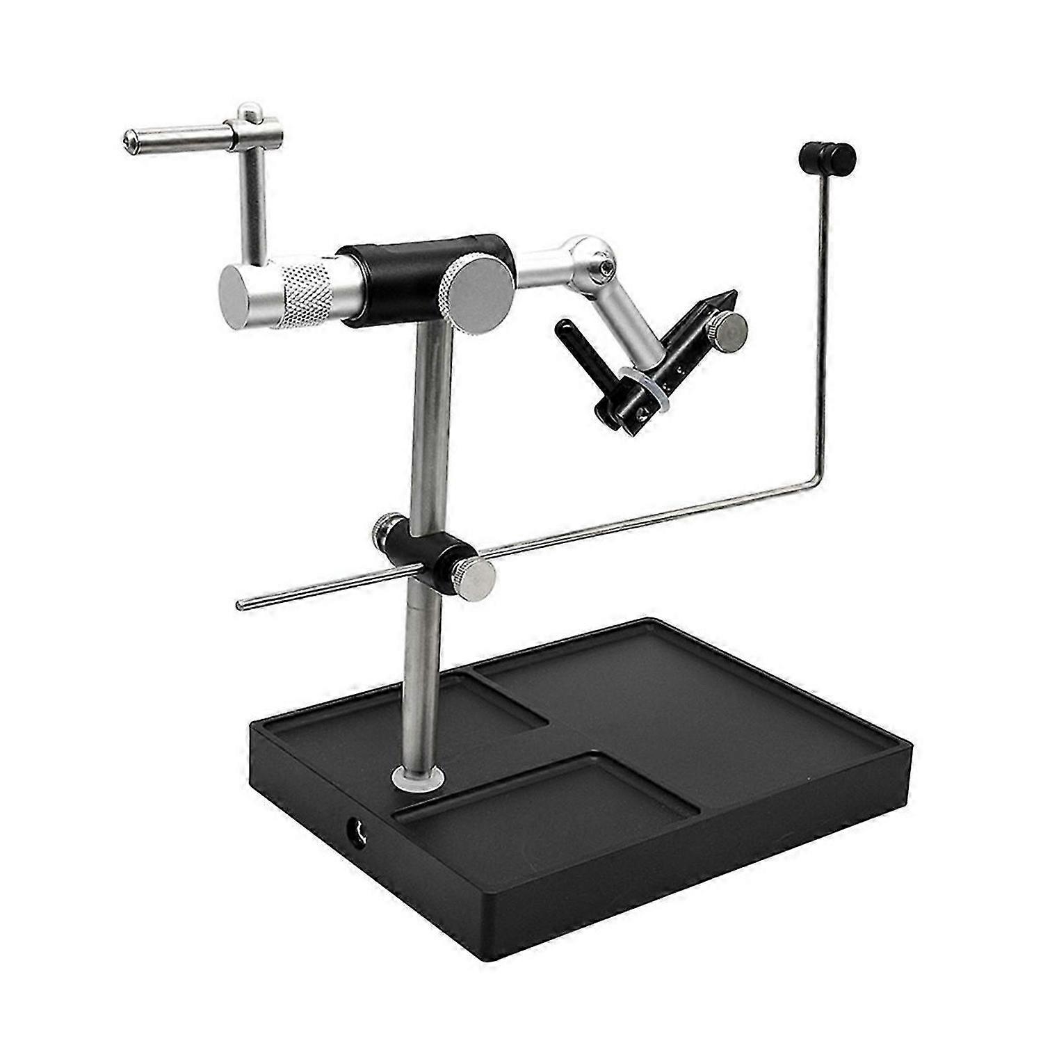 Portable Fly Tying Vise Tool Fly Vise Fishing Hook Rotary Fly Gears 360° Rotation Multiple Adjustmen