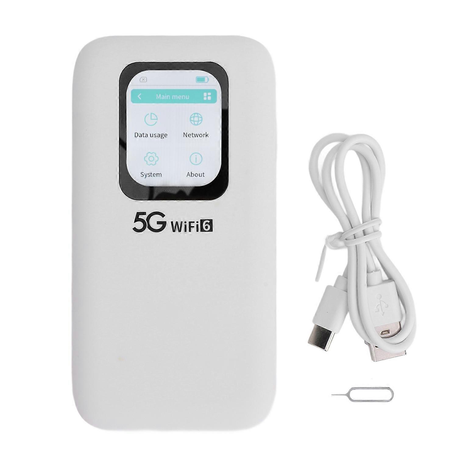 Feature:
1. High Speed 5G Connection: 5G WiFi 6 mobile hotspot provides fast WiFi speeds with up to 