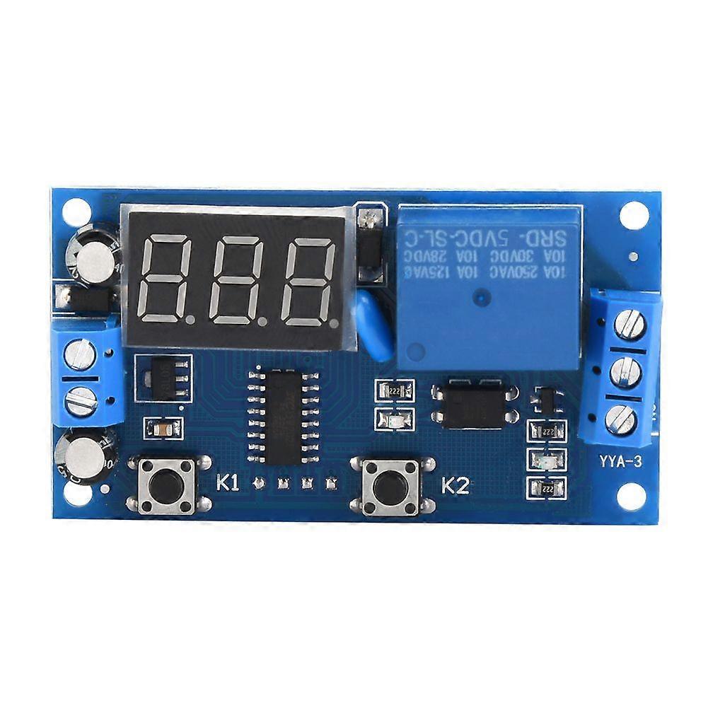 YYA-3 Cycle Delay Timer Relay Adjustable Time Control SwitchLED Display  DC 5V