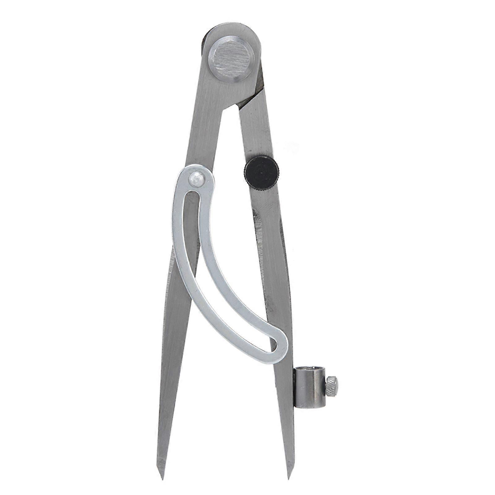 Wing Divider Gauge Carbon Steel Adjustable Angle Lockable Scribing Tool for Woodworking250mm