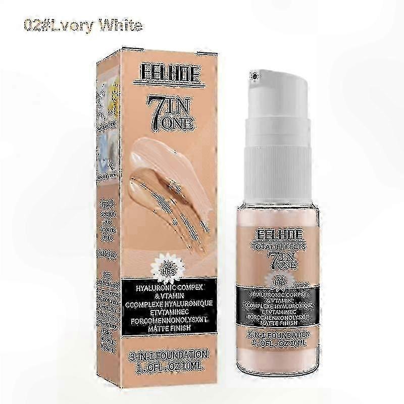 Lightweight BB Cream, Non-Greasy Foundation, 10/30ml for Even Application