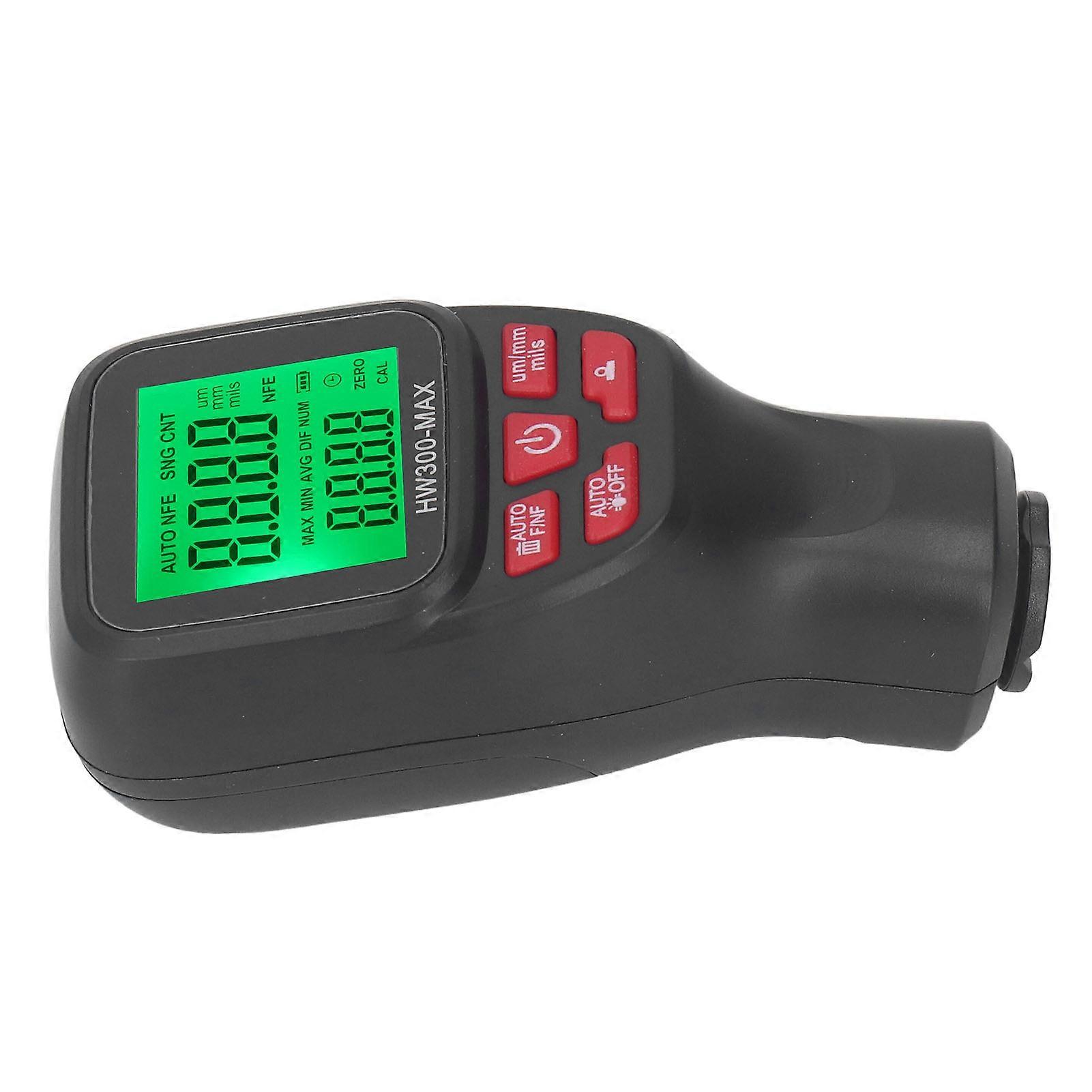 Coating Thickness Tester 0-2000μm High Accuracy Paint Gauge