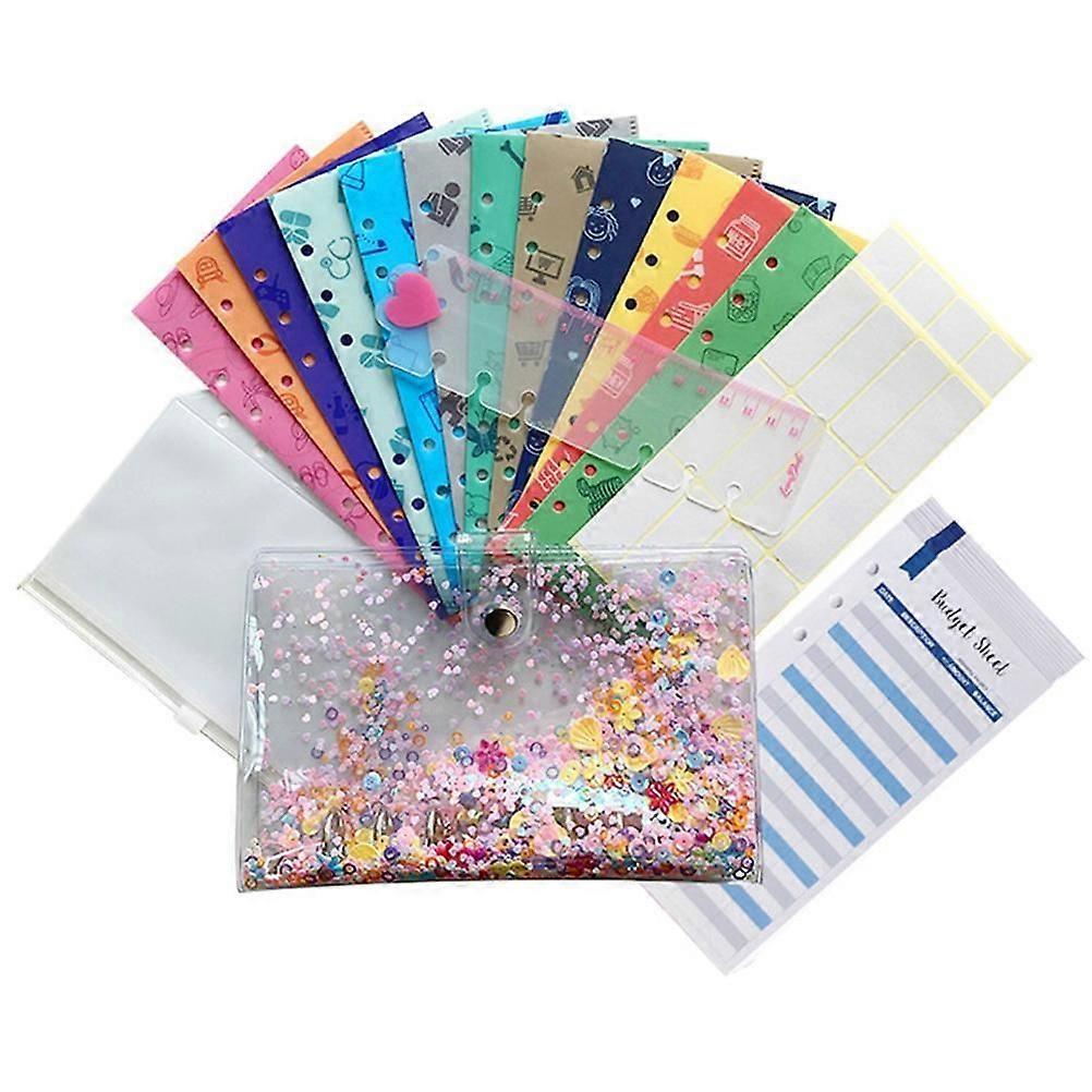Cash Envelope System All In One Cash Envelop Wallet with Money Budget Envelopes Labels and and Organizer